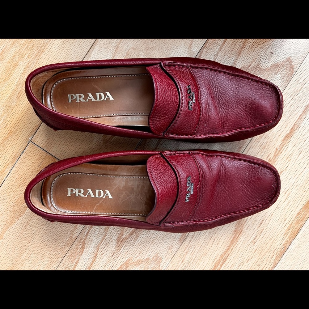 Prada leather shoes